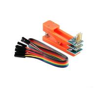 2.54mm PCB Test Clip Spring Pin Fixture for Arduino for stm32 Programming - Orange ABS Clamp 62x33mm(D)