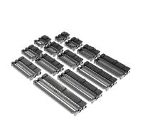 2.54MM Pitch 6 Position 8 10 12 14 16 18 20 24 26 30 34 40 Pin Female IDC Socket IDC Connector Ribbon Cable 10Pcs(FC-6P)