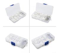 2.54mm Pitch PCB Header Connector Terminal Housing for 2-Pin 3-Pin 4-Pin Wire, 250pcs Set with Male and Female Connectors, Industrial-Grade 1A 125V AC/DC