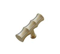 2.55" 3.3" 3.4" Bamboo Knob Gold Brass Cabinet Handles Knob Door Handle T Bar Pulls Drawer Knobs Pull Handles Dresser Pull Kitchen 65 83 86mm (Knob)