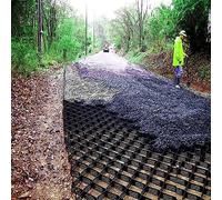 2" 5cm High Permeable Gravel Grid System Erosion Control for Landscaping Stabilization for Earthworks Polyethylene 3x5m/10x WxH Color Options