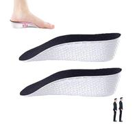 2.5cm Invisible Height Increase Insoles, Shock Absorbing Heel Lifts | Height increase insoles designed for shoe elevation, ideal for work and daily wear, featuring shock absorbing heel lift suppo