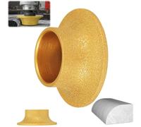 2.5cm Porcelain Bullnose Tool,Bullnose Grinding Wheel,Brazed Grinding Wheel,Concave Abrasive Wheels,Brazed Grin-Ding Concave Abrasive Wheels For Sanding Quartz,Marble,Ceramic,Artificial Stone