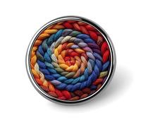 2.5cm Round Badge Metal Button Maker Supplies Small Circle Knitting Badge with Pin Funny Gifts for Couples, Friends, Clothing Accessories
