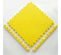 2.5cm Thickned Interlocking Playmats Floor Gyms Puzzles Foam Mat，Easy DIY Installation Crawling Mat(Yellow,60x60x2.5cm)