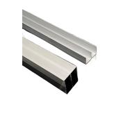 2.5cm Wide Double Track Glass Sliding Door Slide Rail Sliding Guide Moving Groove, Suitable for 5-10mm Thick Glass Wood Board Acrylic Board, Etc. Easy And Quick Installation,(63in)