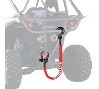 2.5FT UTV ATV Recovery Strap 19400LBS with Winch Hook and D-Ring Shackle, Synthetic Tow Rope Premium Mudding Accessories