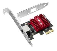 2.5G Network Card, YuanLey 2.5Gb PCIe Ethernet Adapter with Realtek RTL8125B, PCI Express to RJ45 LAN Card, 2500Mbps NIC for Windows/Linux/macOS, Compatible X1/X4/X8/X16 Slot