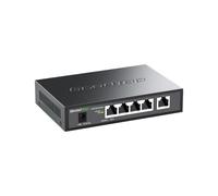 2.5G PoE Switch Unmanaged | 4-Port 2.5G PoE+ @58W & 1x2.5G Uplink | Fanless