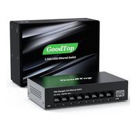 2.5Gb Managed Switch 9 Port: 8 x 2.5Gb + 1 x 10G SFP+, VLAN/QOS/LACP/DHCP