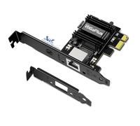 2.5Gb PCIe Network Card, GiGaPlus 2500Mbps Ethernet Interface Adapter, with Realtek RTL8125B, Wake on LAN, 2.5G NIC Compliant Windows/Linux/MAC OS