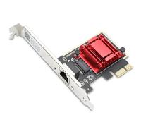 2.5GBase-T PCIe Ethernet NIC Binghe 2.5G PCI-E to RJ45 NIC RTL8125B Gigabit Ethernet Chip for Gaming and High-Speed Streaming Compatible with Windows/L-i-nux/M-A-C