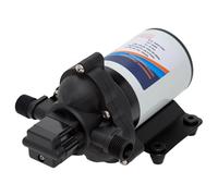 2.5GPM 12 Volt Sprayer Pump, Soft Wash Pump, 60PSI, 8 Amps, Chemical and Corrosion Resistant, Compatible with Roundup, Pressure Switch and Self-Priming for Agricultural Spraying, Soft Wash System