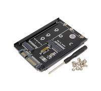2.5in Solid Disk Enclosure Conversion To SATA3 6Gbps MSATA Adapter Shockproof ABS Shell Laptop/desktop Compatible Solid Disk Case