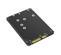 2.5in Solid Disk Enclosure Conversion To SATA3 6Gbps MSATA Adapter Shockproof ABS Shell Laptop/desktop Compatible Solid Disk Case
