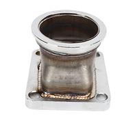 2.5in V Band Flange Adapter Stainless Steel Universal Turbo Flange for T4 Turbocharger Durable Rustproof Long Lasting Direct Replacement