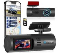 2.5K Front Dash Recorder Cam, 3.16 inch Dash Camera for Cars, Flip&Mirror, WiFi, 24H Parking Monitor, Loop Recording, G-Sensor, Night Vision, iOS/Android Mobile App Control