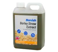 (2.5L Barley Straw Extract) Pisces Banish Barley Straw Extract Pond Water Treatment Natural Algae Remover Greenwater Blanket Weed Biological Wildlife Pet Safe Clearer Filter