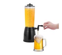 2.5L Beverage Dispenser with Precision Tap - Premium Tower Drink Dispenser for Beer, Cocktails & Juices | Leakproof, Easy-Clean Design | Perfect for Home Bars, Parties & Buffets (23.5x18.5x52.8cm)