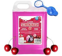 2.5L Cherry Scent All Season Screenwash Effective Down To -5°C Protects From Freezing Ready To Use (4 x 2.5 Litres)