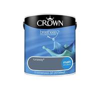 Crown Walls and Ceilings Matt Emulsion Paint, Runaway 2.5L