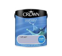 2.5L CROWN Standard Breatheasy Matt Emulsion Paint - Soft Ash