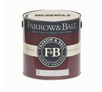 Farrow & Ball Estate Matt Emulsion Paint School House White No.291 - 2.5L