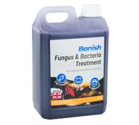 (2.5L Fungus & Bacteria Treatment) Pisces Banish Fungus & Bacteria Pond Koi Fish Treatment for Disease Infection Finrot Medicine