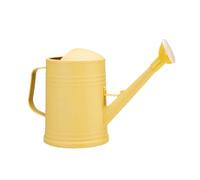 2.5L Litre Small Plastic Watering Can With Long Spout Sprinkler Rose Strong Plastic Heavy Duty Outdoor Indoor Plant Water Pot For Garden Flowers Houseplants Easy Pour Garden Jug (Yellow)