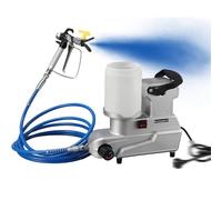 2.5L/Min Portable Airless Paint Sprayer, Commercial Airless Paint Sprayers, 2-litre Large-capacity Hopper, 3-stage Pressure Adjustment, Hose Length 5-10 Metres, for Automotive, Home Improvement