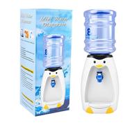 2.5L Mini Cute Penguin Water Dispenser with Drinking Water Bucket for Gift Student Dormitory Home Office