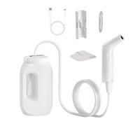 2.5L Portable Electric Bidet Rechargeable Hand Butt Sprayer for Personal Hygiene Cleaning Travel Camping(White)