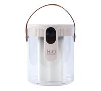 2.5L Portable Mist Maker Device- Quiet Bedroom Humidifier, Five Level Vapor Output System, Compact Home Air Moisture Unit, Silent Design With Triple Adjustable Nozzles | Healthy Humidity Co