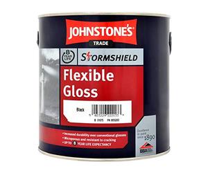 2.5LTR - JOHNSTONES Trade STORMSHIELD Flexible Gloss Black