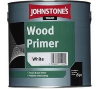 2.5LTR - JOHNSTONES TRADE WOOD PRIMER WHITE | Primer for Interior & Exterior Wood, Excellent Adhesion, Ideal Foundation for Undercoat & Topcoat, Easy to Apply