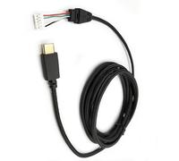 2.5m Long Gaming Headphone Repair Cable Cord USB C Braided Wire Enhances Clarities For Dedicated Model Compatible Gaming Headpiece Replacement Wire