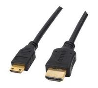 2.5m Professional HDMI to Mini HDMI Cable - 1080p - Full HD - v1.3 - Audio & Video - Ideal for HD Camcorders - 24k Gold Plated - OFC