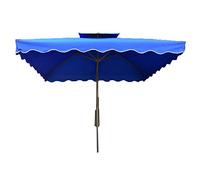 * 2.5m Square Cantilever Hanging Umbrella, Canopy Shade Banana with Cross Base Sun Protection for Outdoor/Gardens/Balcony/Patio Tent Parasol