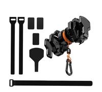 2.5m Telescopic Self-Retracting Bike Tow Strap | Parent-Child Towing Strap | Connector for Trailer Hiking Camping Exercise Park Outdoor Activities