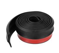 2.5M Universal Car Front Bumper Lip Rubber Protector 60mm Bumper Lip Strip Skirt Stickers Styling Side Skirt Extension Lip