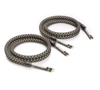 2,5m ViaBlue SC-6 Air Silver Single-Wire T8 Banana Speaker Cable 1Paar