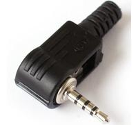 2.5mm 4 Pole Jack Plug Solder Connector 90 Degree Right Angled AV Camcorder