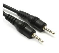 kenable 2.5mm 4 Pole Jack Plug to 2.5mm 4 Pole Jack Plug AV Cable 1.8m