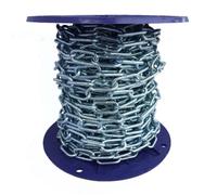 (2.5mm, 6m) Galvanized Steel Chain | Strong, Heavy Duty, Zinc Plated Welded Security Links