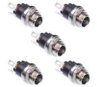 2.5mm Chassis Mount DC Power Socket FC681446 Professional Industrial Electronic Components (Pack of 5)