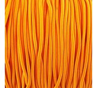 2.5mm Cord Elastic Round Coat Anorak Hood 20 Colours Buy 1 2 3 4 Or 8m 455D, Orange, 8 Metres
