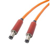 2.5mm DC Patch Lead. Whammy, Line 6, Mesa Boogie, Guitar FX Pedal Power Cable **Red Boots** (15cm, Orange)