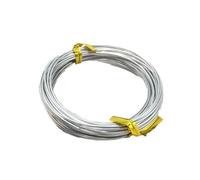 2.5mm Extra Heavy Duty Aluminum Craft Wire - Super Sturdy Bendable Colored Spool, 9.84ft（3 Meter） For Sculpture Armatures, Large Floral Arrangements, Industrial Jewelry, DIY Models & Cra(Color:Silver)