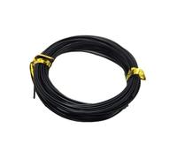 2.5mm Extra Heavy Duty Aluminum Craft Wire - Super Sturdy Bendable Colored Spool, 9.84ft（3 Meter） For Sculpture Armatures, Large Floral Arrangements, Industrial Jewelry, DIY Models & C(Color:Black)