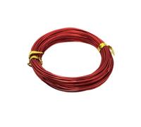 2.5mm Extra Heavy Duty Aluminum Craft Wire - Super Sturdy Bendable Colored Spool, 9.84ft（3 Meter） For Sculpture Armatures, Large Floral Arrangements, Industrial Jewelry, DIY Models & C(Color:Red)
